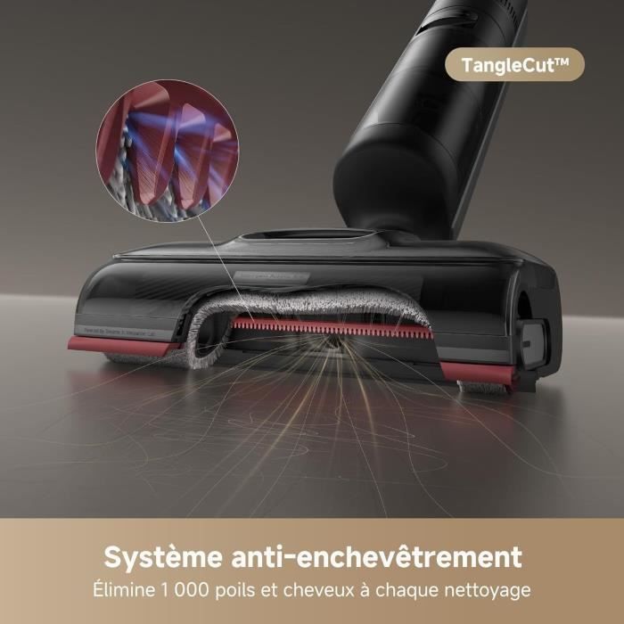 ASPIRATEUR Balai Aspirateur Laveur DREAME H12 Pro FlexReach, porte Plat 180,schage 5 Min,18 kPa,Nettoyage Deux Bords