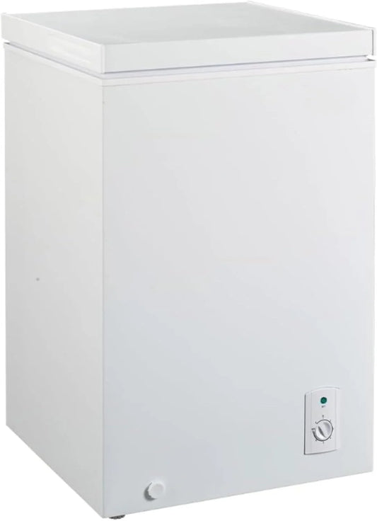 Congélateur Coffre - 100 Litres – Compact et Économe en Énergie – Température -18°C – Idéal pour Petits Espaces et Cuisines Professionnelles