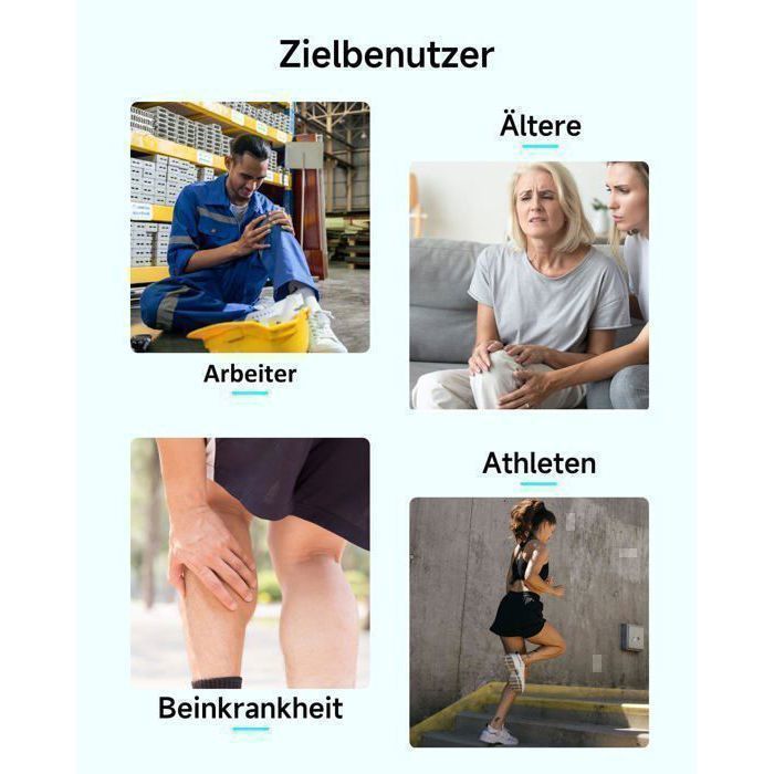 Masseur pour jambes, ALLJOY, avec fonctions de chauffage et de pression réglables, plusieurs intensités, cadeau pour les aînés