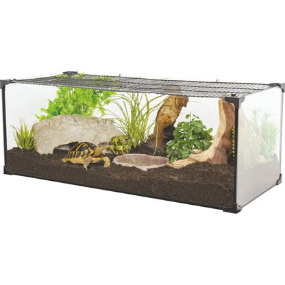 Terrarium tortue Karapas Terra 80 Pro noir - Zolux Noir