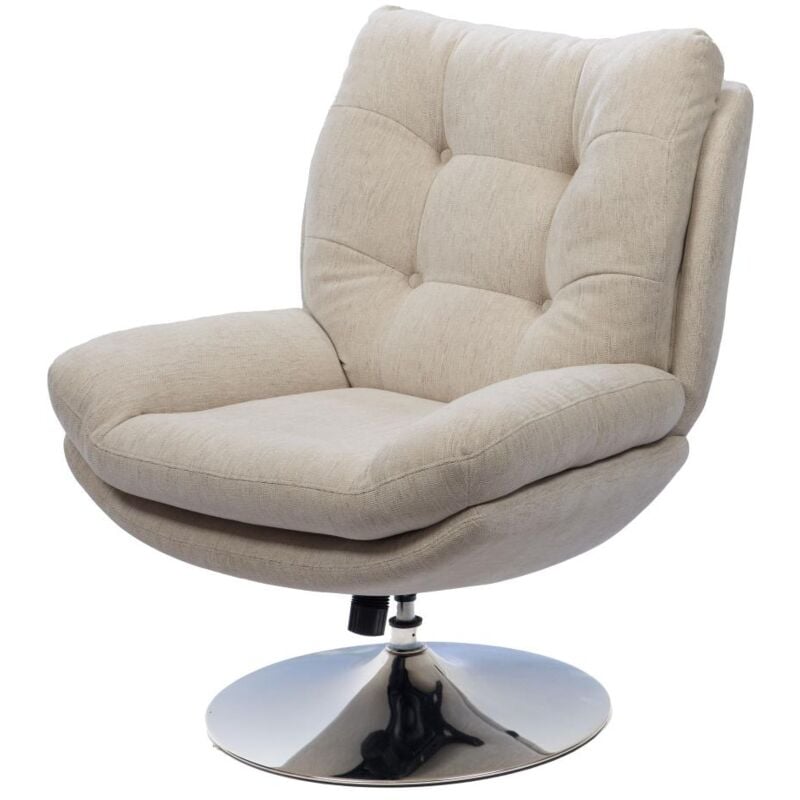 Amadeus - Fauteuil Magnum beige chrome