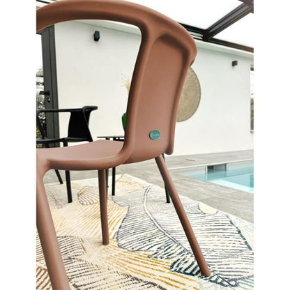 Lot composé de 2 fauteuils de jardin - CITY GARDEN - DIEGO-FT - Terracotta - Empilables