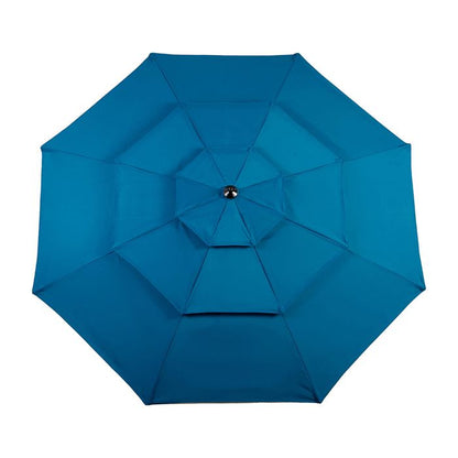 Parasol - Gutent - Rectangulaire - Bleu - 294x294cm - Mât déporté
