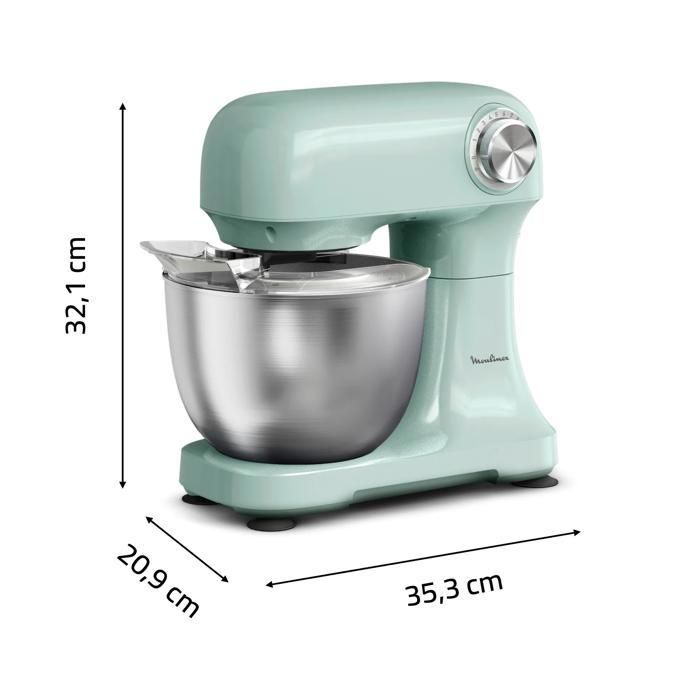 Moulinex Bake Partner, Robot pâtissier, Puissance de 1 100 W, QA525810