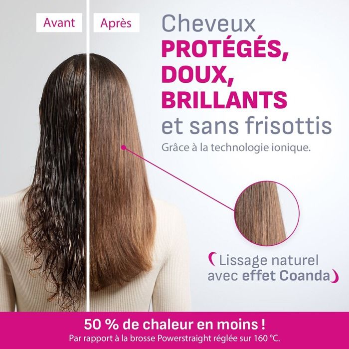 Calor Hair Therapist™ Brosse réparatrice vapeur, Soin des cheveux, CF9940C0