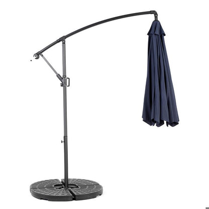 Parasol - Gutent - Double face - Rectangulaire - Mât déporté - Bleu marine