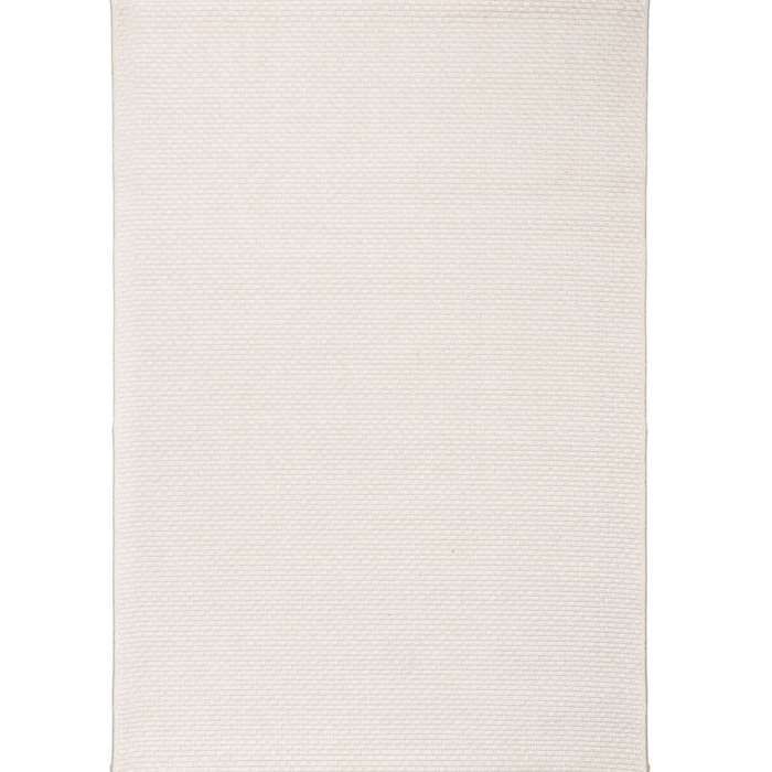 Tapis aspect jute blanc 200x300