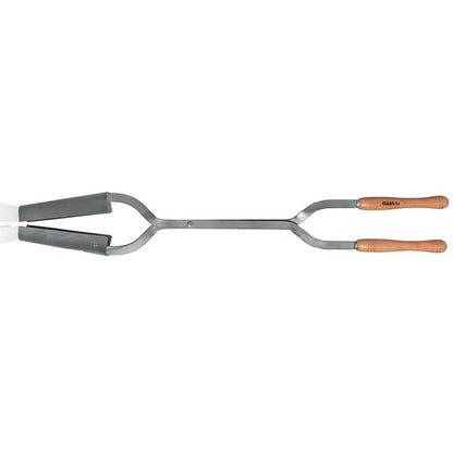 Pack 4 outils de jardin Acier Manche en Bois Fourche + Pelle carrée + Pelle ronde + Bêche VITO