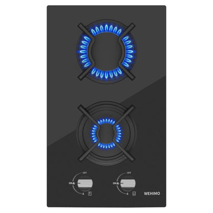 Plaque de Cuisson Gaz - WEHIMO - 4 Feux - Inox - Encastrable - L59 x P51 cm