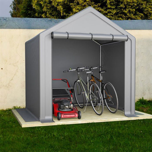 Abri de Jardin Pas Cher, Cabane de Jardin avec Volet Roulant,Abri Velo,Tente de Stockage pour Outils et