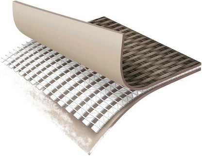 FUNSICLE Piscine Tubulaire Ronde Marron Ø4,57m x h1,22m