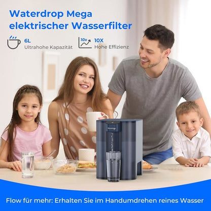 Waterdrop Pichet de filtre à eau électrique, distributeur d'eau rechargeable, système de comptoir instantané de 15 tasses(3)