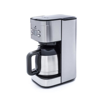Cafetière électrique programmable SENYA 1,2L - Verseuse isotherme inox - Sélecteur d'arôme