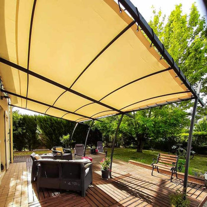 TECPLAST Toile Pergola Ivoire 2x2,5 m XP640PR - Garantie 10 ans - Bâche Pergola ou Tonnelle étanche en PVC - Made in France