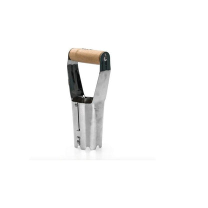 Kit 9 outils de jardin Manche bois Hêtre Inox et Fer forgés à la main  VITO