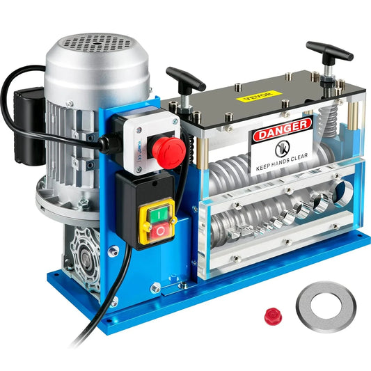 VEVOR machine à dénuder câble 370W, 1.5–38mm, 11 canaux, 10 lames, fil cuivre