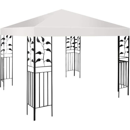 Giantex Toit de Rechange pour Tonnelle de Jardin 3x3M Imperméable en Polyester Trou d'Aération Équipé Beige