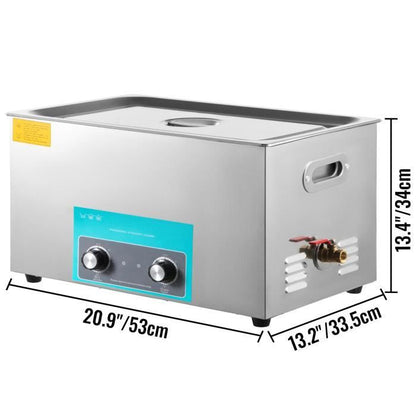 Nettoyeur à Ultrasons 6,5 L - VEVOR - Minuterie Chauffage 80℃