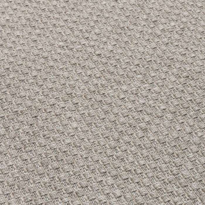 Tapis d'extérieur/intérieur aspect jute gris 160x230