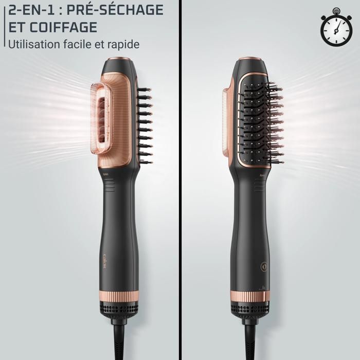 Calor Hair Therapist™ Brosse réparatrice vapeur, Soin des cheveux, CF9940C0
