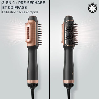 Calor Hair Therapist™ Brosse réparatrice vapeur, Soin des cheveux, CF9940C0