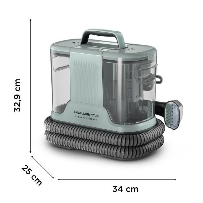 Rowenta Clean It Compact, Shampouineuse, Détacheur, Nettoyeur portable, Rapide et facile, Design compact, IN3010F0