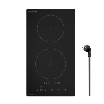Plaque Induction FIREGAS 60 cm – 3 Foyers, 7400 W, Chauffage Rapide, Design Moderne, Haute Performance