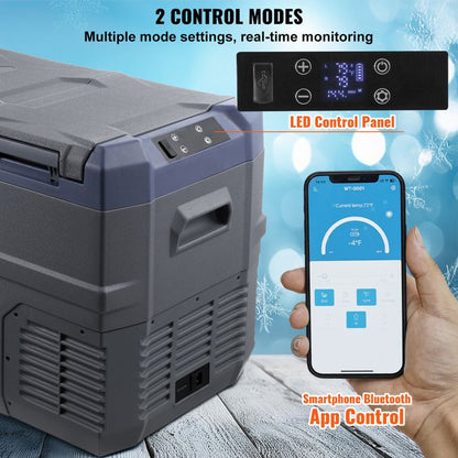 Réfrigérateur de Voiture - DUOKU - Congélateur Portable 40 L - Température -20 à 68 ℉ - Électrique - Double Zone