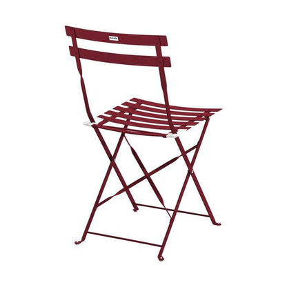 Table de jardin et 2 chaises acier 60 cm vert cactus Rome - Oviala