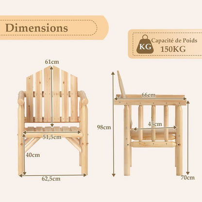 Lot de 2 Chaises de Jardin Extérieur Pliable COSTWAY, Cadre Léger en Aluminium, Dossier Réglable en 4 Positions, Sac Isotherme