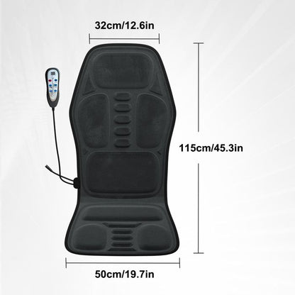 Tapis De Massage Électrique - Himouta Matelas Massant - Fonction De Chauffage - Rempli De Mousse À Mémoire - Pu - Pliable