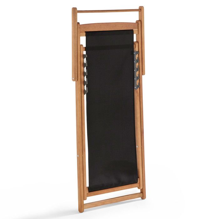 Lot de 2 chiliennes eucalyptus noir Socoa - Oviala