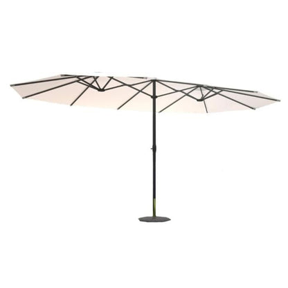 VENICE - Parasol rectangulaire double 2.7x4.6 écru