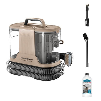 Rowenta, Clean It Compact, Shampouineuse, Détacheur, Nettoyeur portable, Design compact, IN3020F0