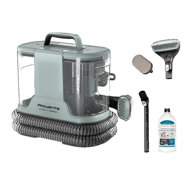Rowenta, Clean It Compact, Shampouineuse, Détacheur, Nettoyeur portable, Design compact, IN3020F0
