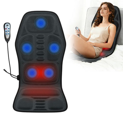 Tapis De Massage Électrique - Himouta Matelas Massant - Fonction De Chauffage - Rempli De Mousse À Mémoire - Pu - Pliable