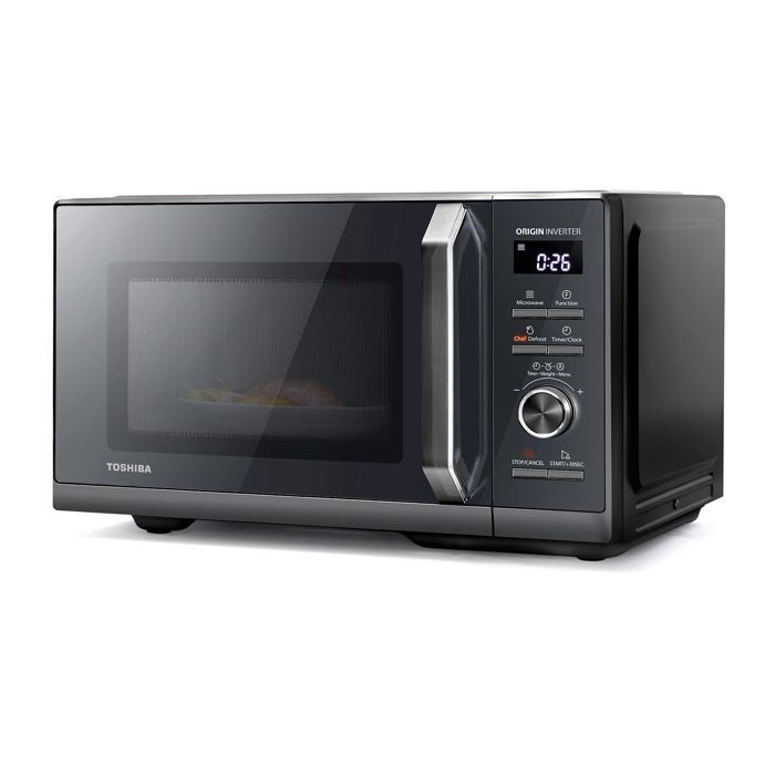 Micro-ondes combin pose libre MW3-SAC26SF(BK) 26L, 900W  Gril 1000W  Convection 2100W - Connection WiFi & Friteuse sans huile