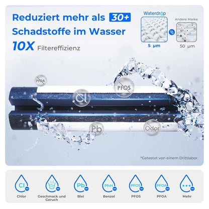 Waterdrop Pichet de filtre à eau électrique, distributeur d'eau rechargeable, système de comptoir instantané de 15 tasses(3)
