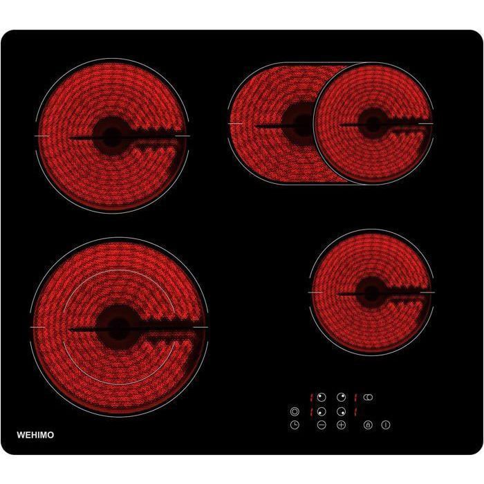 Plaque vitrocéramique WEHIMO XINLT2V-48 4 foyers 7200W