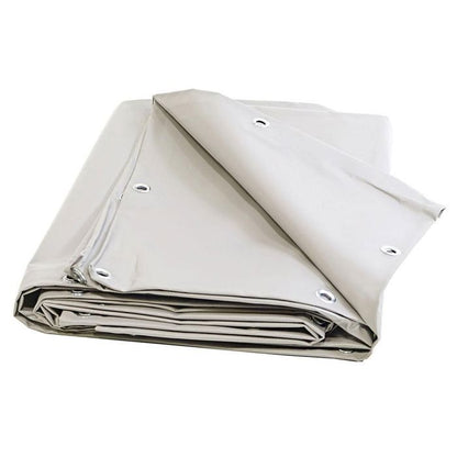 TECPLAST Bâche pour Carport Ivoire 2x2 m XP640CP - Garantie 10 ans - Toile PVC étanche pour abri de voiture - Made in France