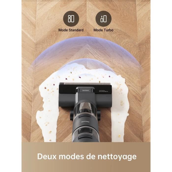 ASPIRATEUR Balai Aspirateur Laveur DREAME H12 Pro FlexReach, porte  Plat  180,schage 5 Min,18 kPa,Nettoyage Deux Bords