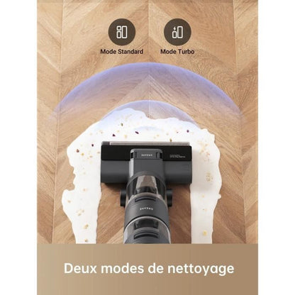 ASPIRATEUR Balai Aspirateur Laveur DREAME H12 Pro FlexReach, porte  Plat  180,schage 5 Min,18 kPa,Nettoyage Deux Bords