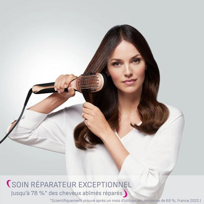 Calor Hair Therapist™ Brosse réparatrice vapeur, Soin des cheveux, CF9940C0