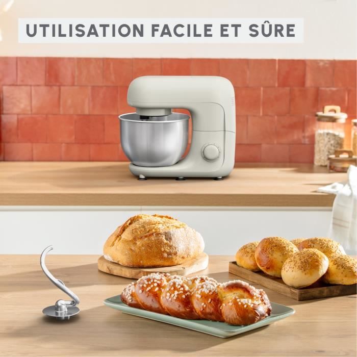 Moulinex Bake Partner, Robot pâtissier, Puissance de 1 100 W, QA525810