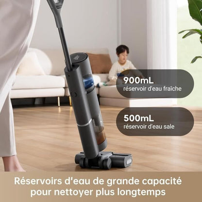 ASPIRATEUR Balai Aspirateur Laveur DREAME H12 Pro FlexReach, porte  Plat  180,schage 5 Min,18 kPa,Nettoyage Deux Bords