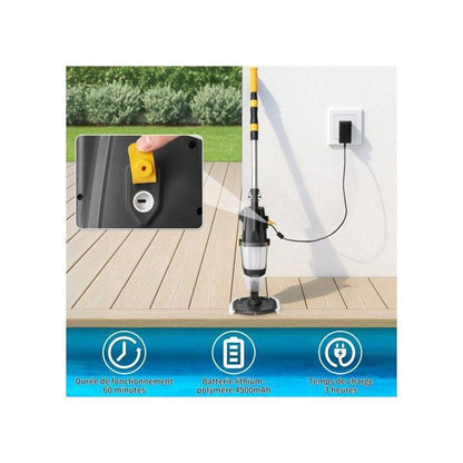 ALIGHTUP - Aspirateur de piscine électrique à main, Électrique  Nettoyeur de piscine, Nettoyeur à batterie, 230V, 33W - Bleu