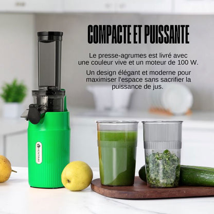 Extracteur de Jus - VENTRAY - Ginnie - Compact - 100 Watt - Rose vif