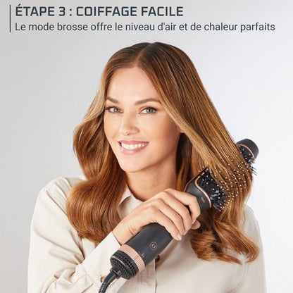 Calor Hair Therapist™ Brosse réparatrice vapeur, Soin des cheveux, CF9940C0