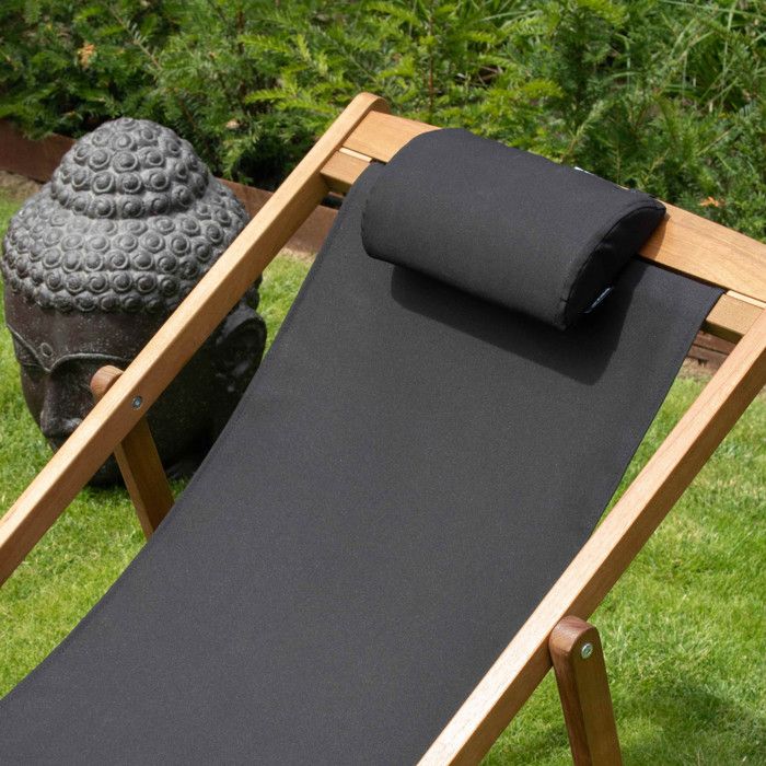 Lot de 2 chiliennes eucalyptus noir Socoa - Oviala