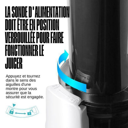 Extracteur de Jus - VENTRAY - Ginnie - Compact - 100 Watt - Bleu ciel